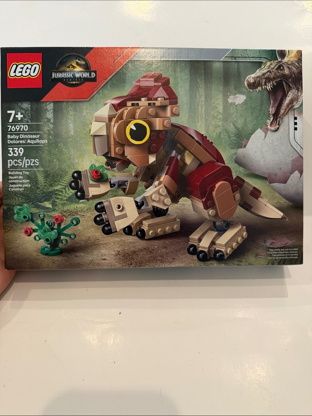 NWT LEGO Jurassic World Baby Dinosaur Dolores Aquilips Building Set